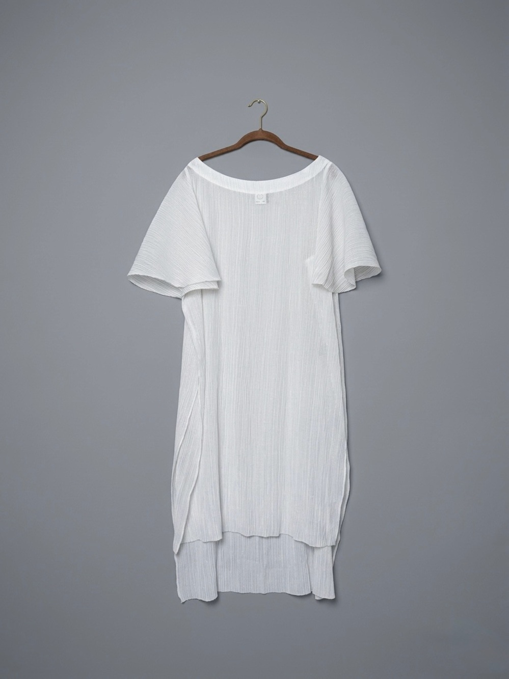 Anthropologie Akemi + Kin White Shimmer Sheer Coverup Dress - Picture 3 of 7